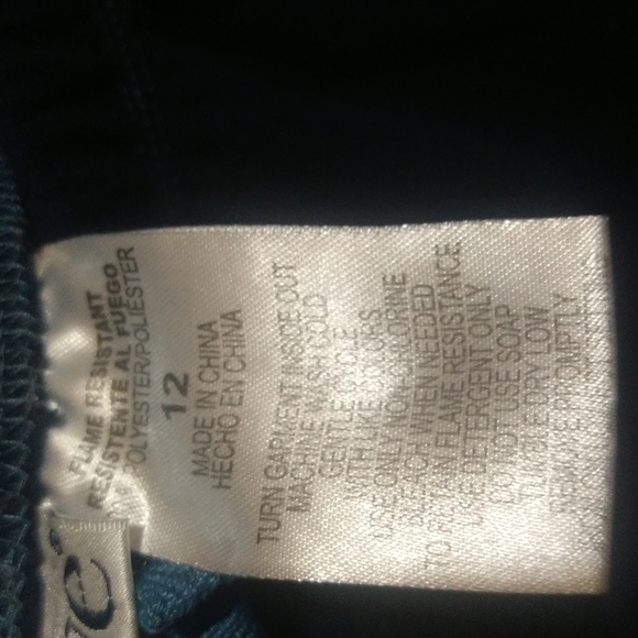 Two Pairs St. Eve Komar Kids Sleepwear/Lounge wear Navy Blue Size 12 - Picture 3 of 12